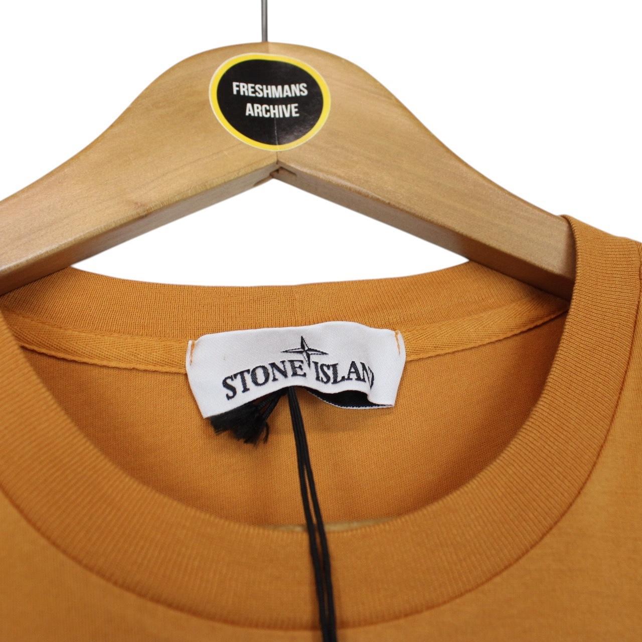 Stone Island AW 2023 Orange Short Sleeve Compass T-Shirt