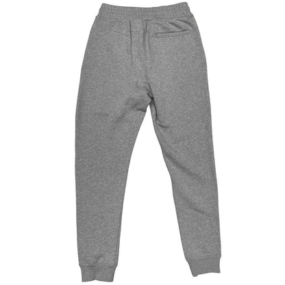 Versace Grey Logo Embroidered Cotton Tracksuit Bottoms / Joggers