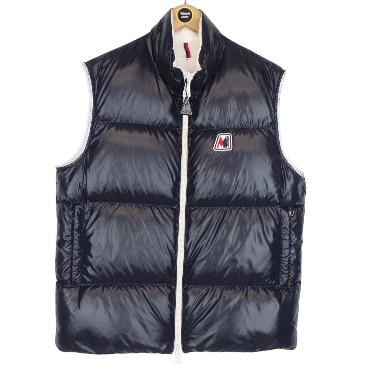 Moncler Monginevro Navy Blue Down Gilet / Bodywarmer