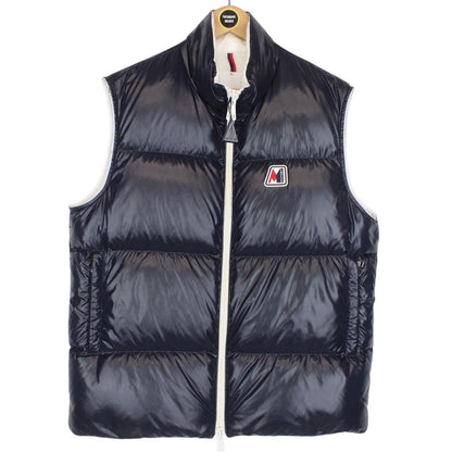 Moncler Monginevro Navy Blue Down Gilet / Bodywarmer