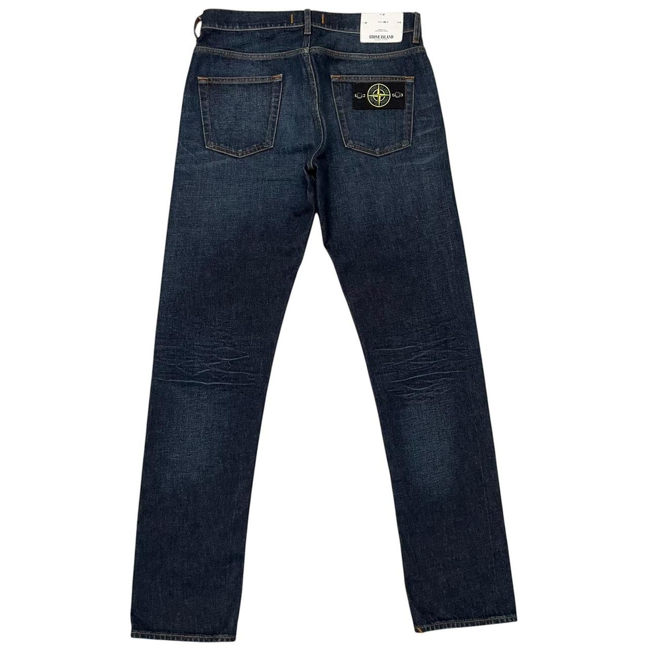 Stone Island AW 2018 Navy Blue RE-T Fit Denim Jeans