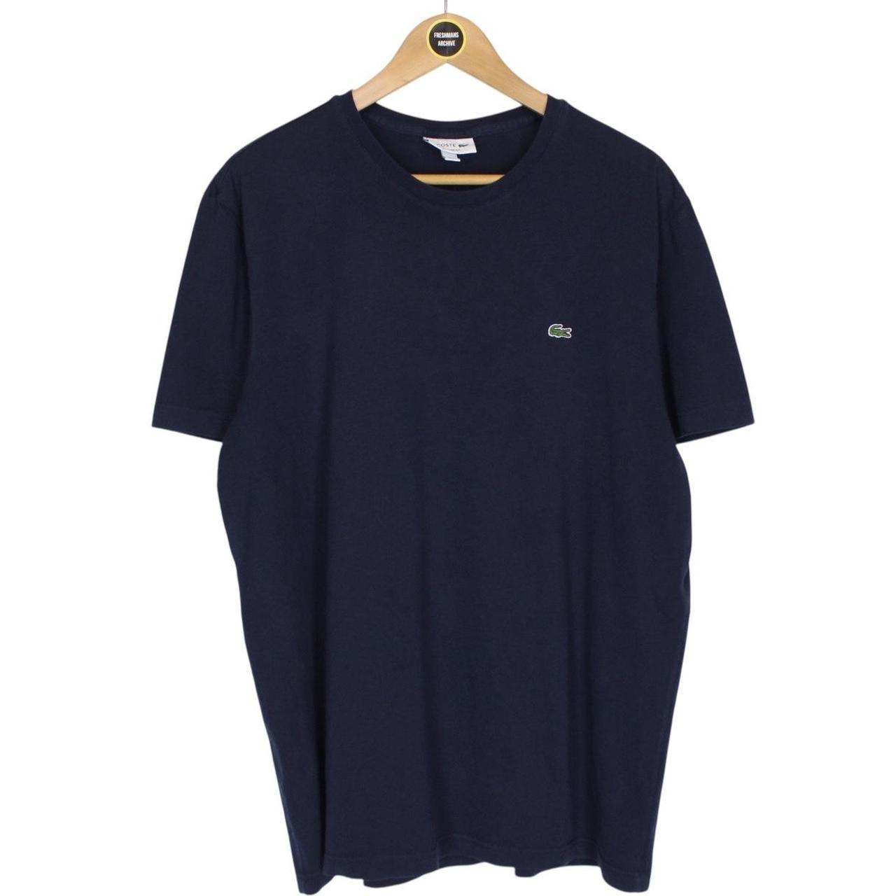 Lacoste Navy Blue Cotton Short Sleeve T-Shirt