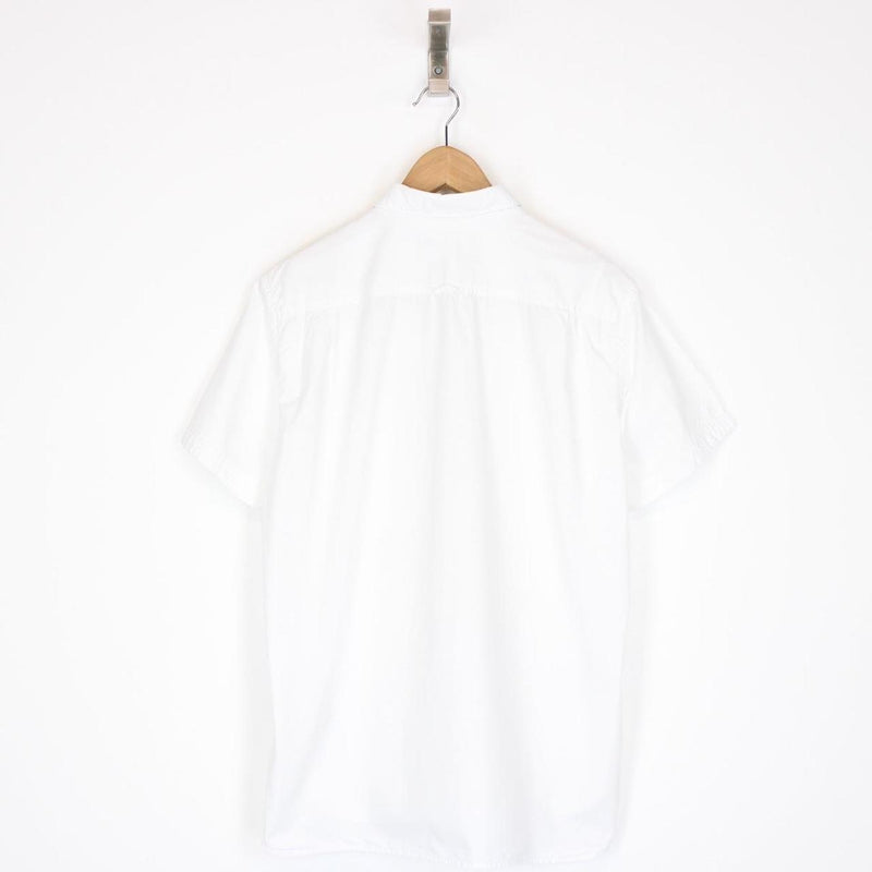Stone Island SS 2015 White Short Sleeve Cotton Shirt