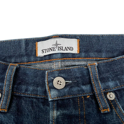 Stone Island SS 2018 Navy Blue Slim Fit Denim Jeans
