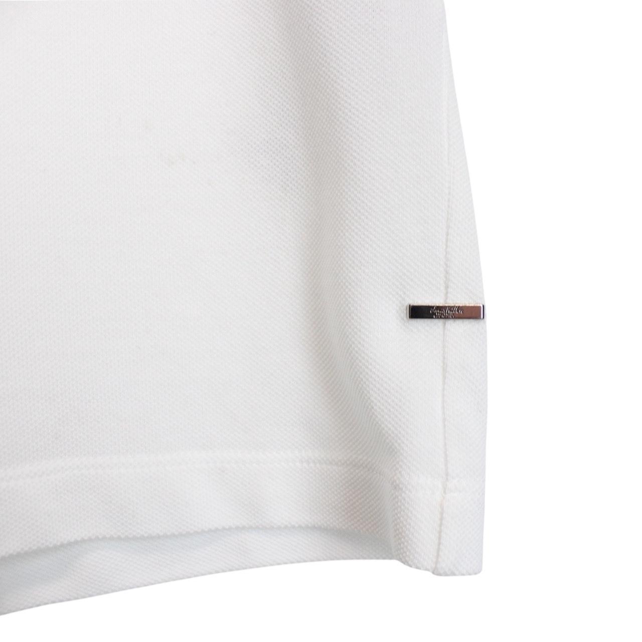 Louis Vuitton White Damier Print Pocket Short Sleeve Cotton T-Shirt
