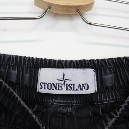 Stone Island SS 2021 Black Bermuda Cotton Cargo Shorts