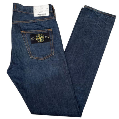 Stone Island AW 2014 Navy Blue RE-T Fit Denim Jeans