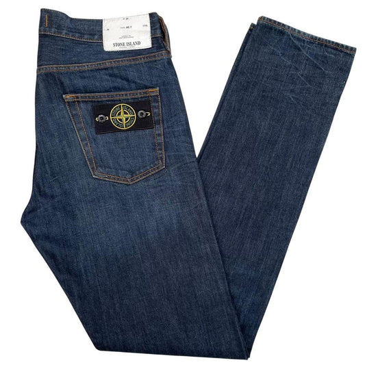 Stone Island AW 2014 Navy Blue RE-T Fit Denim Jeans