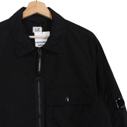 CP Company Black Chrome Nylon Lens Overshirt Jacket