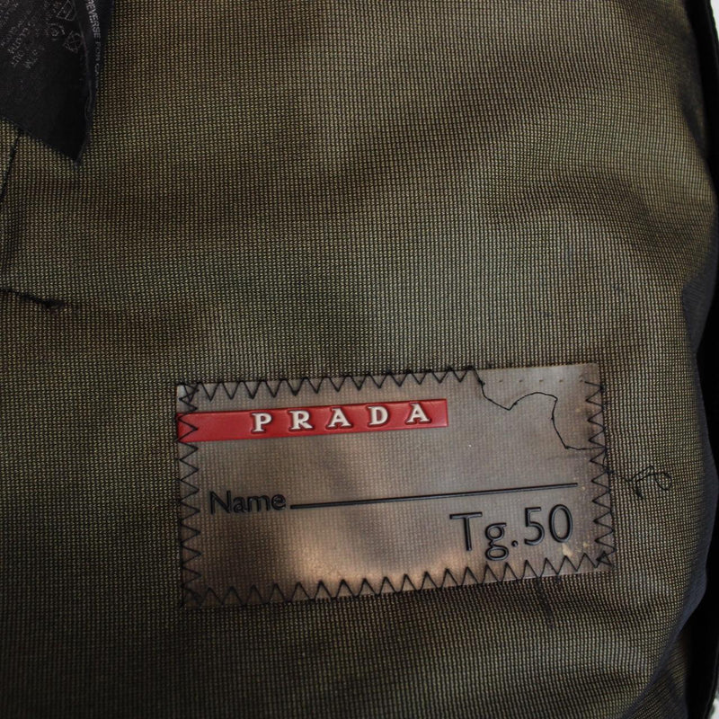 Vintage Prada Sport Black Waterproof Hooded Jacket