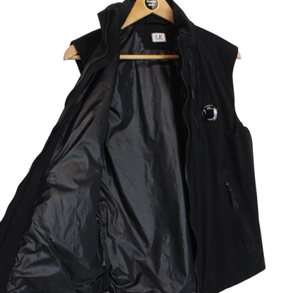 CP Company Black Pro-Tek Padded Lens Gilet
