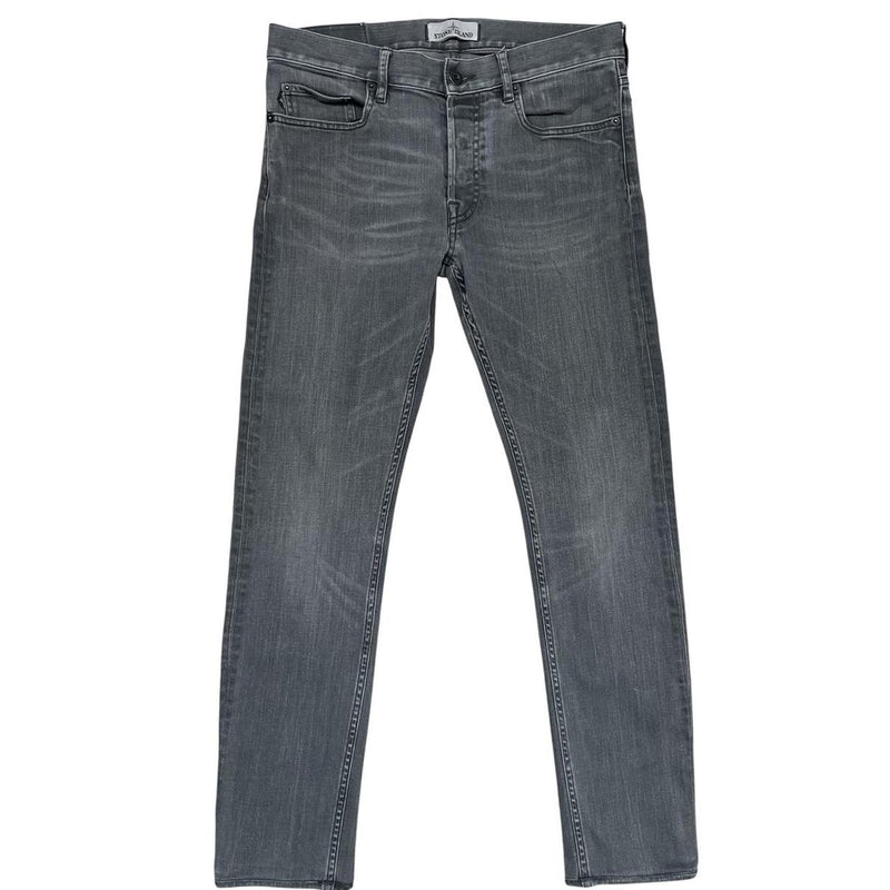 Stone Island AW 2014 Grey Slim Fit Denim Jeans