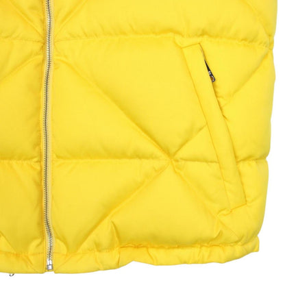 Prada Re-Nylon Yellow and Black Hooded Down Gilet / Bodywarmer