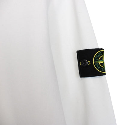 Stone Island AW 2022 White Cotton Sweatshirt Jumper