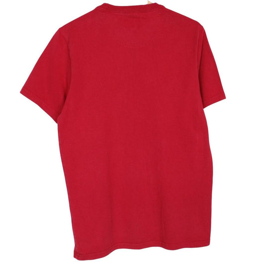 Barbour International Red Short Sleeve Logo Print T-Shirt