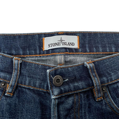Stone Island SS 2015 Navy Blue RE-T Fit Denim Jeans
