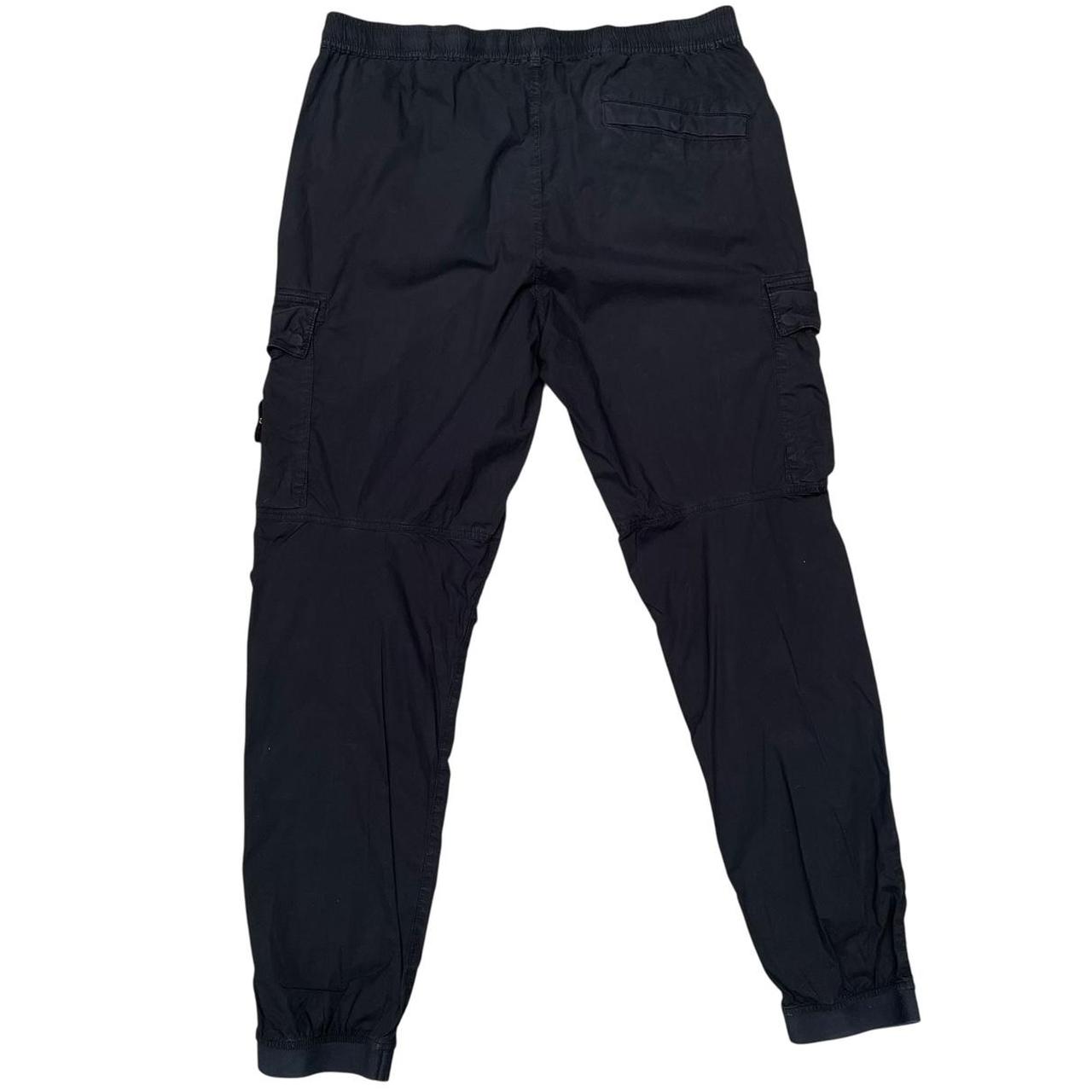 Stone Island Navy Blue RE-T Fit Cargo Trousers