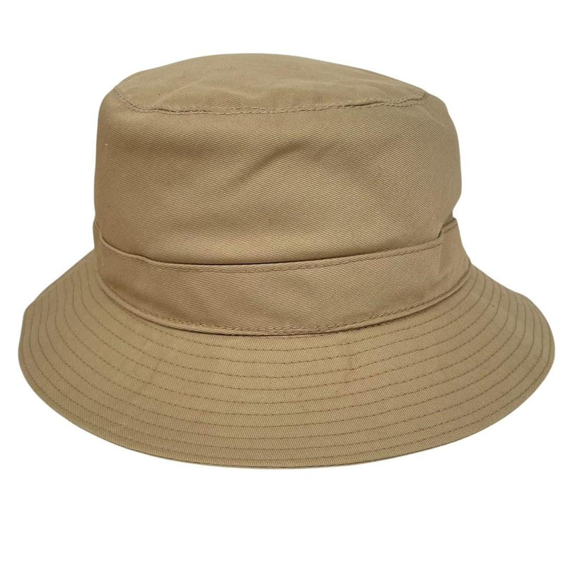 Vintage 80s Burberry Tan Brown Nova Check Cotton Bucket Hat