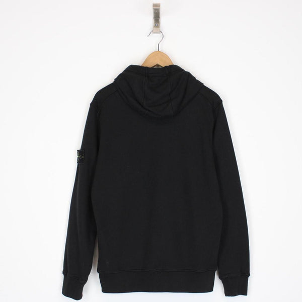Stone Island SS 2021 Black Cotton Hoodie Jumper