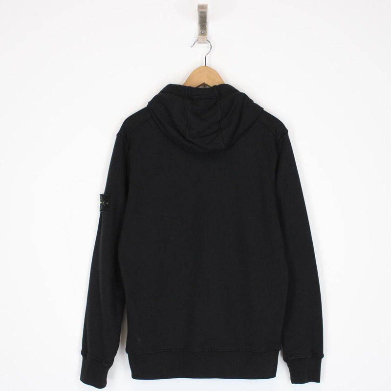 Stone Island SS 2021 Black Cotton Hoodie Jumper