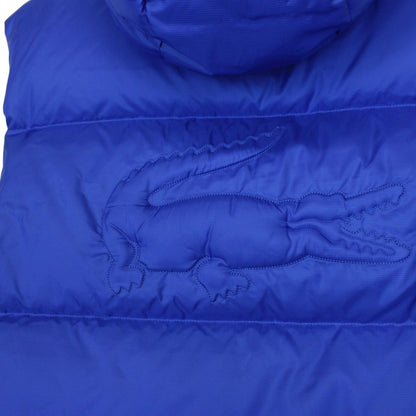 Lacoste Blue Full Zip Down Water Repellent Gilet / Bodywarmer