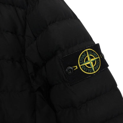 Stone Island AW 2021Black O-Cotton R-Nylon Tela Down Jacket