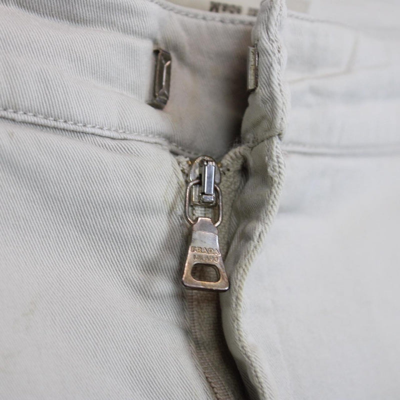 Vintage Prada Sport Beige Cotton Shorts