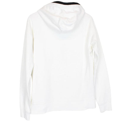 CP Company Metropolis White 1/4 Zip Cotton Hoodie Jumper