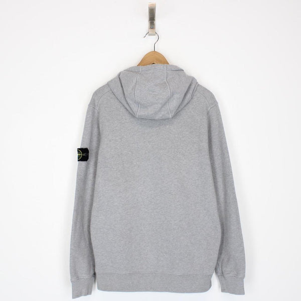 Stone Island AW 2022 Grey Cotton Hoodie Jumper