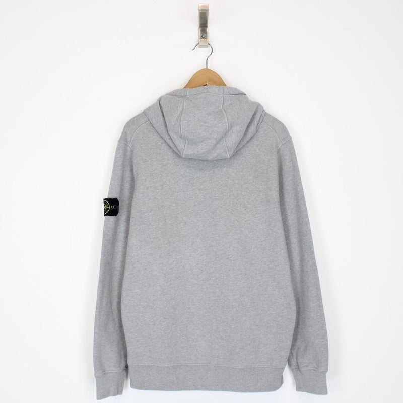 Stone Island AW 2022 Grey Cotton Hoodie Jumper
