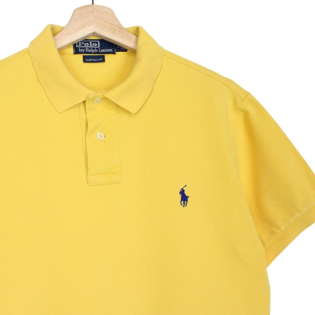 Polo Ralph Lauren Yellow Short Sleeve Cotton Polo Shirt