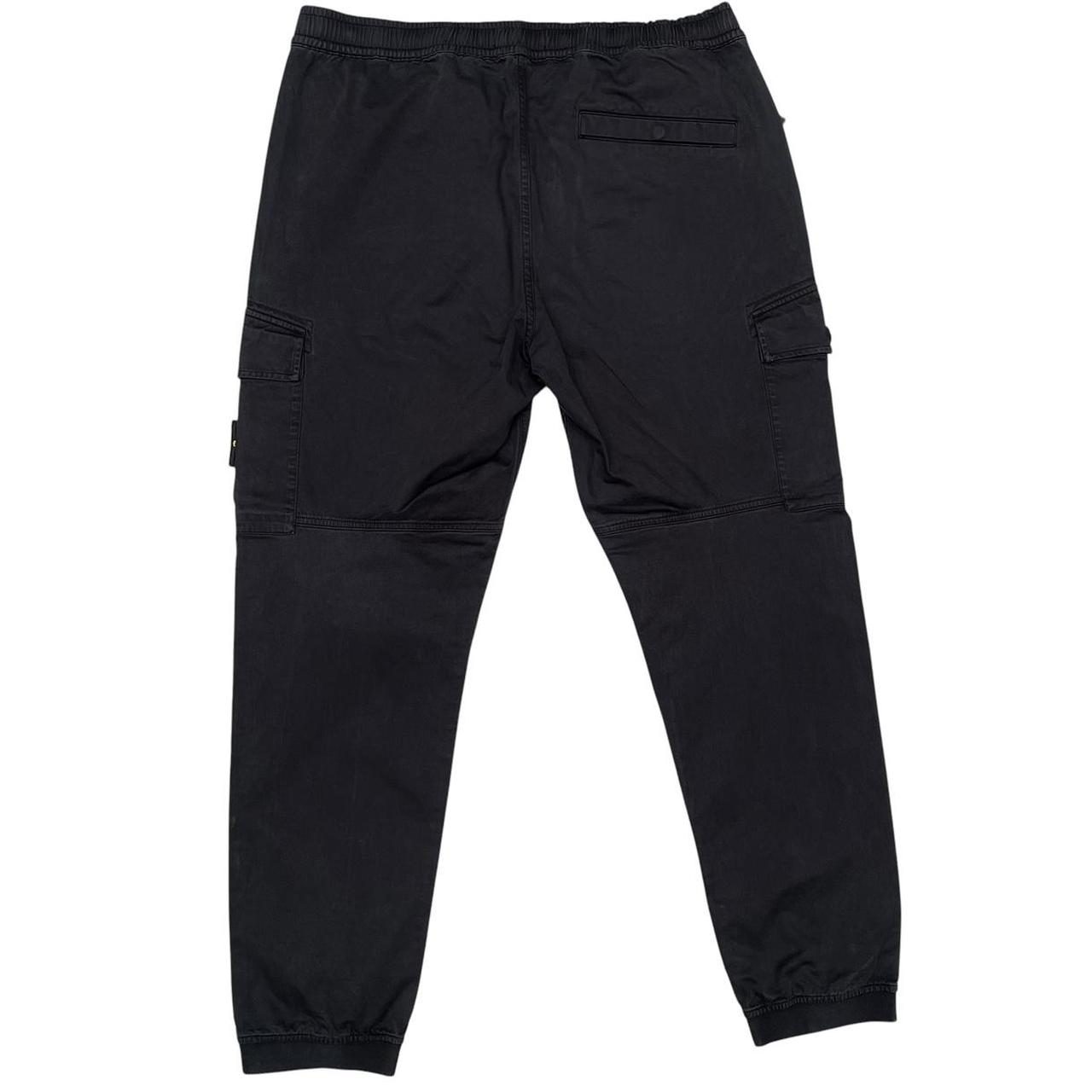 Stone Island AW 2020 Black RE-T Fit Cargo Trousers