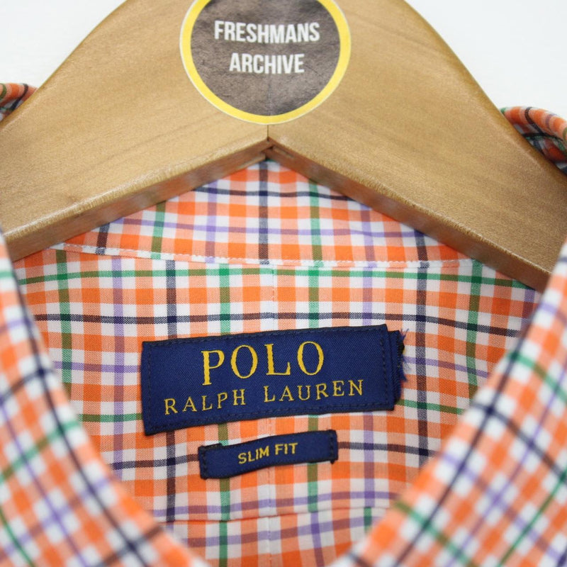 Polo Ralph Lauren Multicoloured Check Long Sleeve Cotton Poplin Shirt