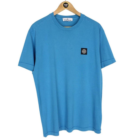 Stone Island SS 2018 Blue Short Sleeve Compass T-Shirt