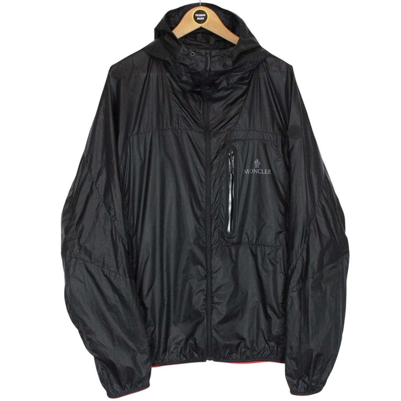 Moncler Diadem Black Full Zip Nylon Windbreaker Jacket