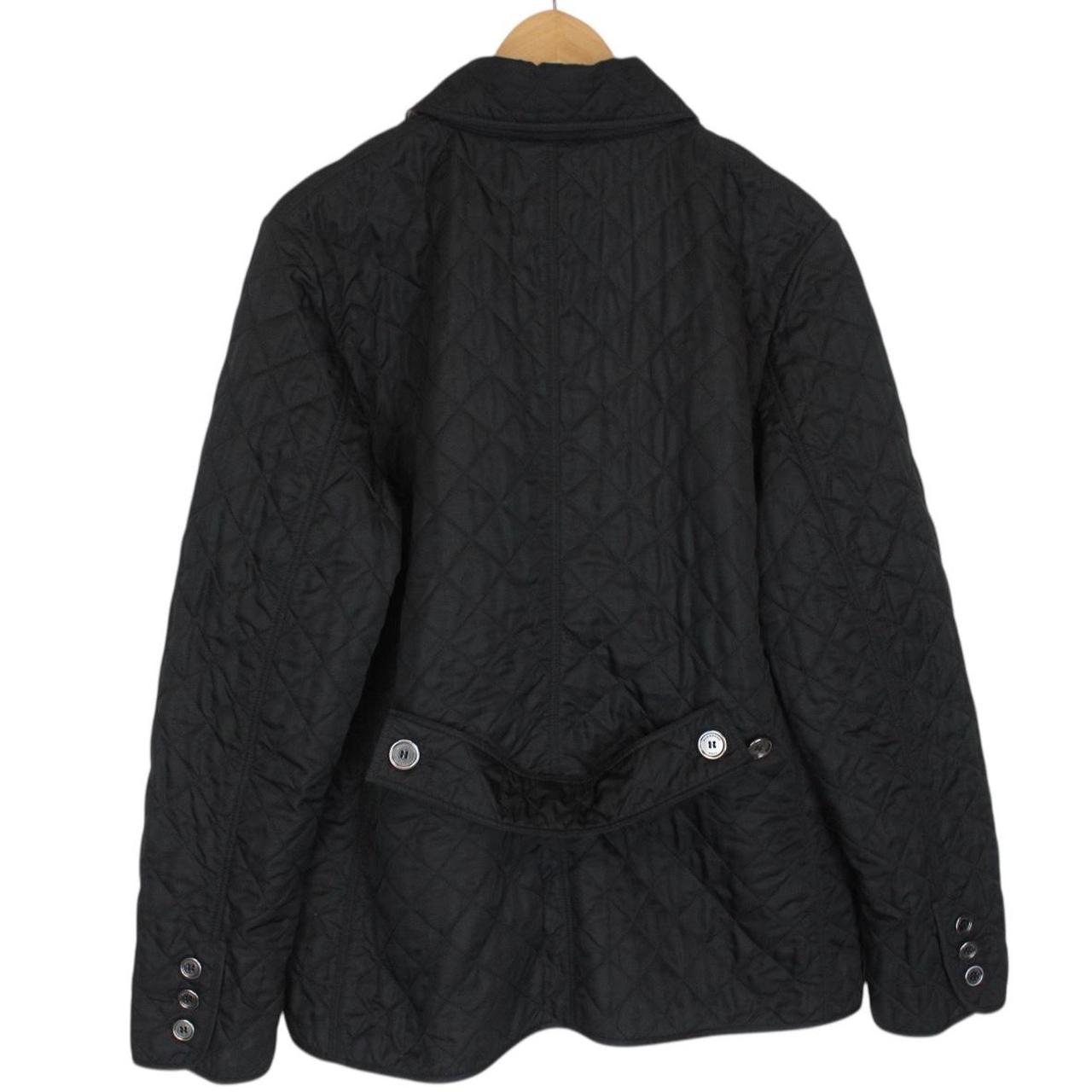 Burberry Brit Black Nova Check Lined Copford Quilted Jacket