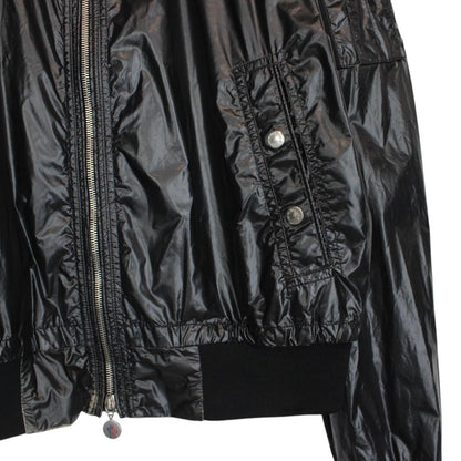 Vintage Moncler Black Full Zip Nylon Jacket