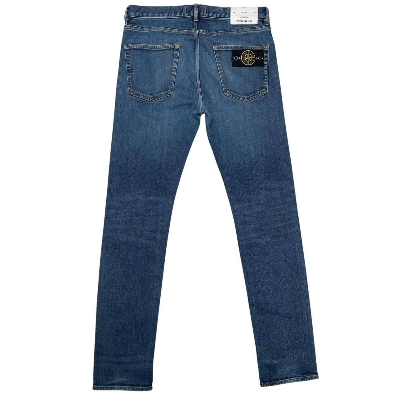 Stone Island AW 2018 Navy Blue Slim Fit Denim Jeans