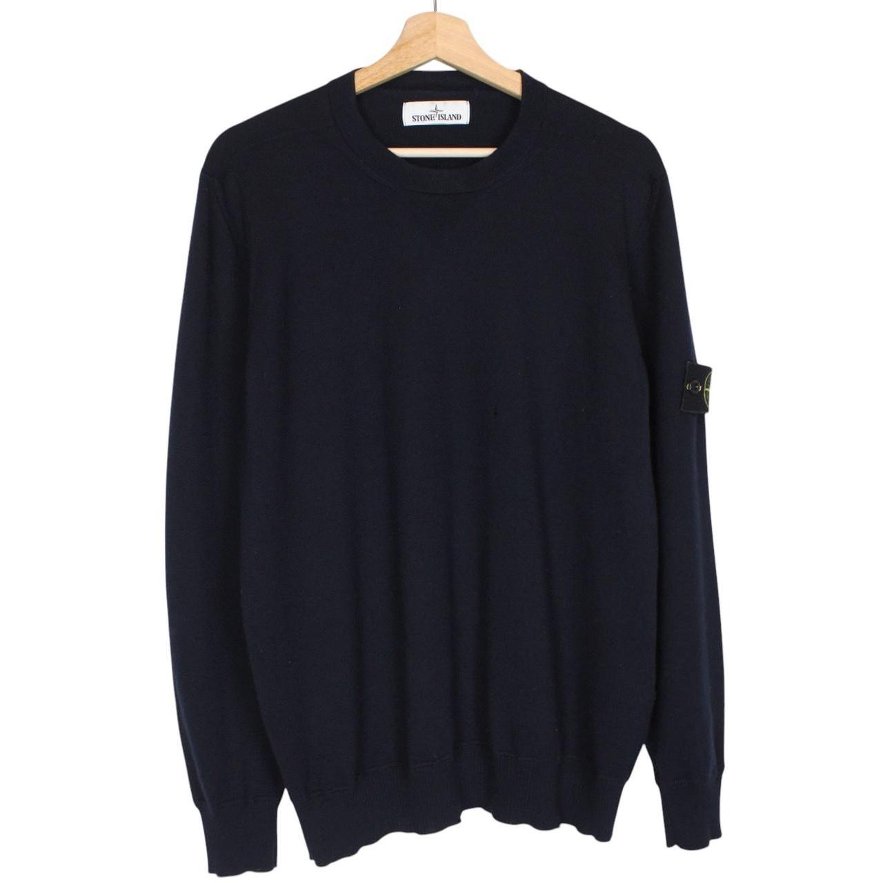 Stone Island AW 2020 Black Wool Knit Jumper