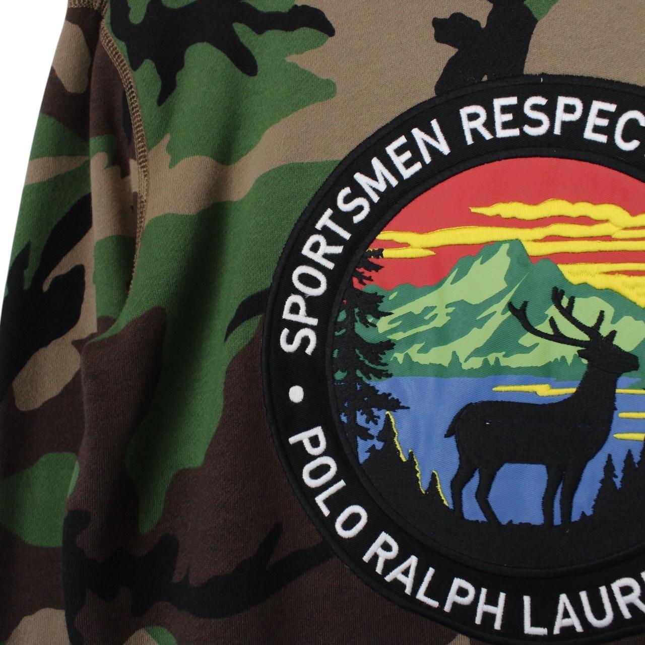 Polo Ralph Lauren Sportsmen Camo Embroidered Logo Sweatshirt