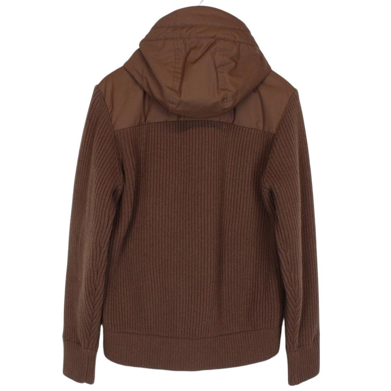 CP Company Metropolis Brown Dynatec Wool/Nylon Knit Jacket