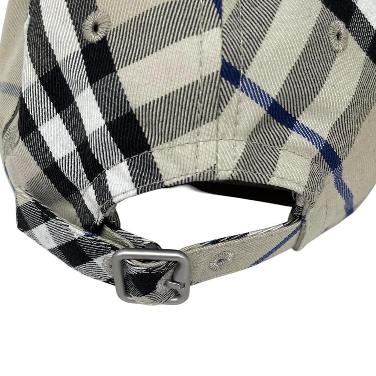 Burberry Beige Nova Check EKD Logo Embroidered Baseball Cap