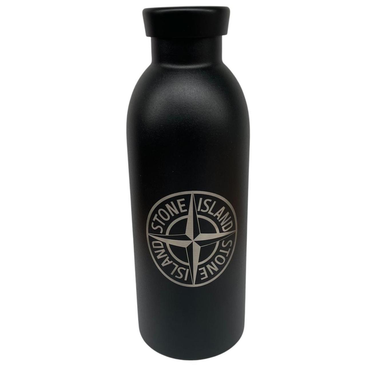 Stone Island x 24 Nylon Metal Black Stainless Steel Flask Water Bottle