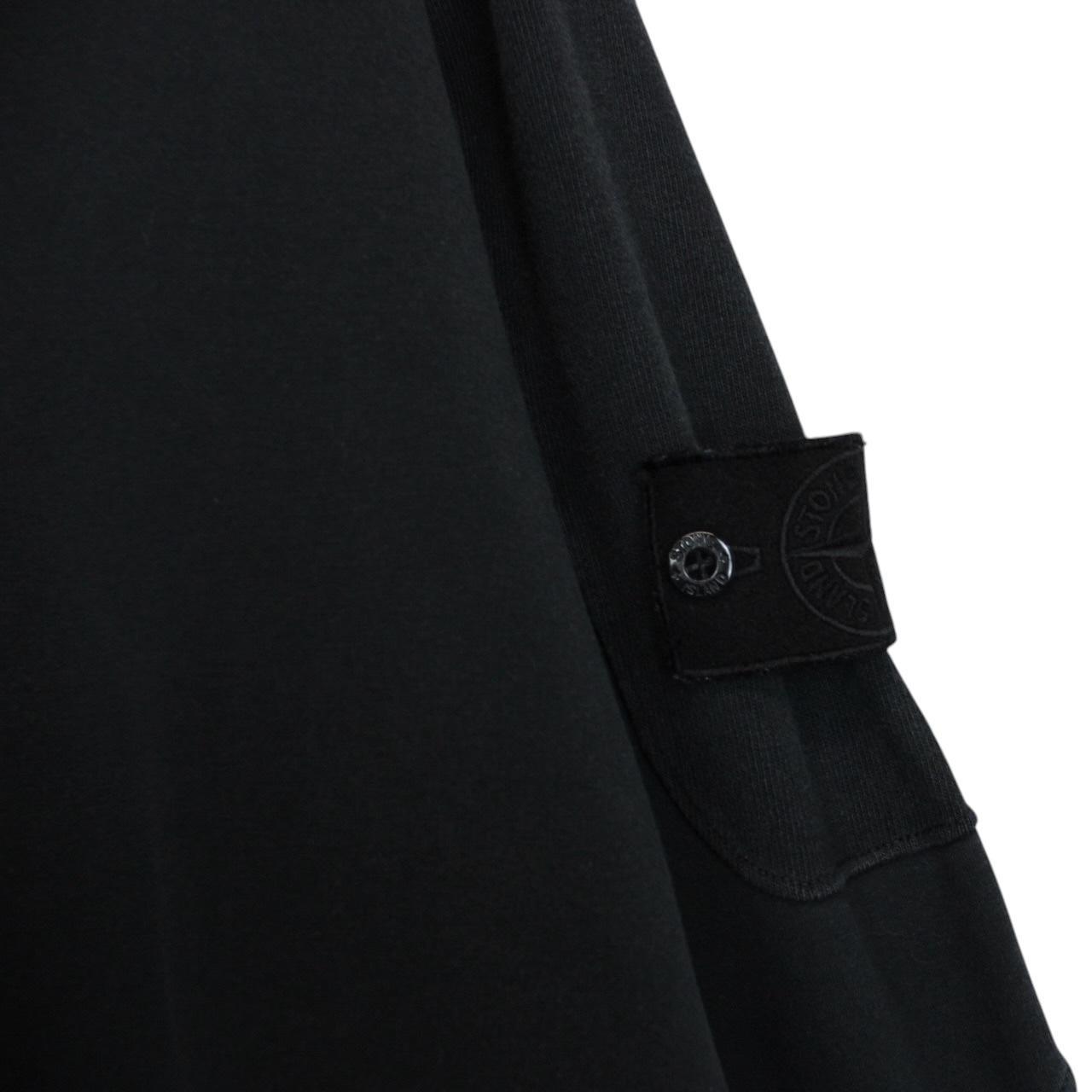 Stone Island Ghost SS 2018 Black Cotton Sweatshirt Jumper