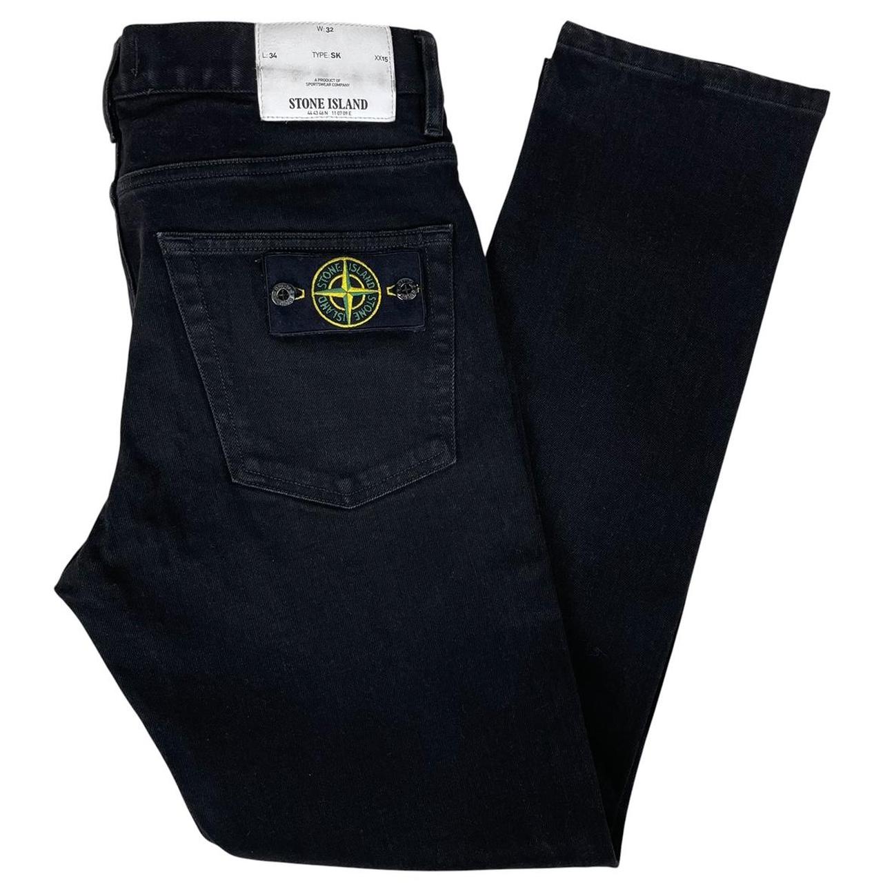 Stone Island AW 2016 Black Skinny Fit Denim Jeans