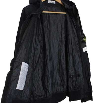 Stone Island SS 2018 Nylon Metal Watro Navy Blue Hooded Jacket
