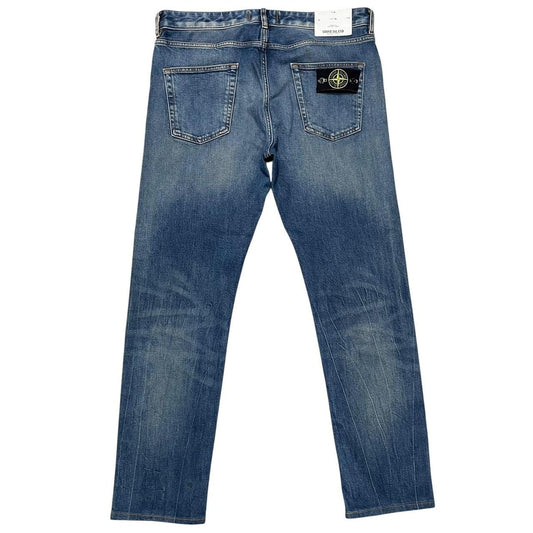 Stone Island AW 2017 Blue Slim Fit Denim Jeans