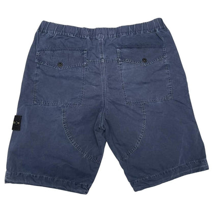 Stone Island SS 2018 Blue Bermuda Cotton Cargo Shorts
