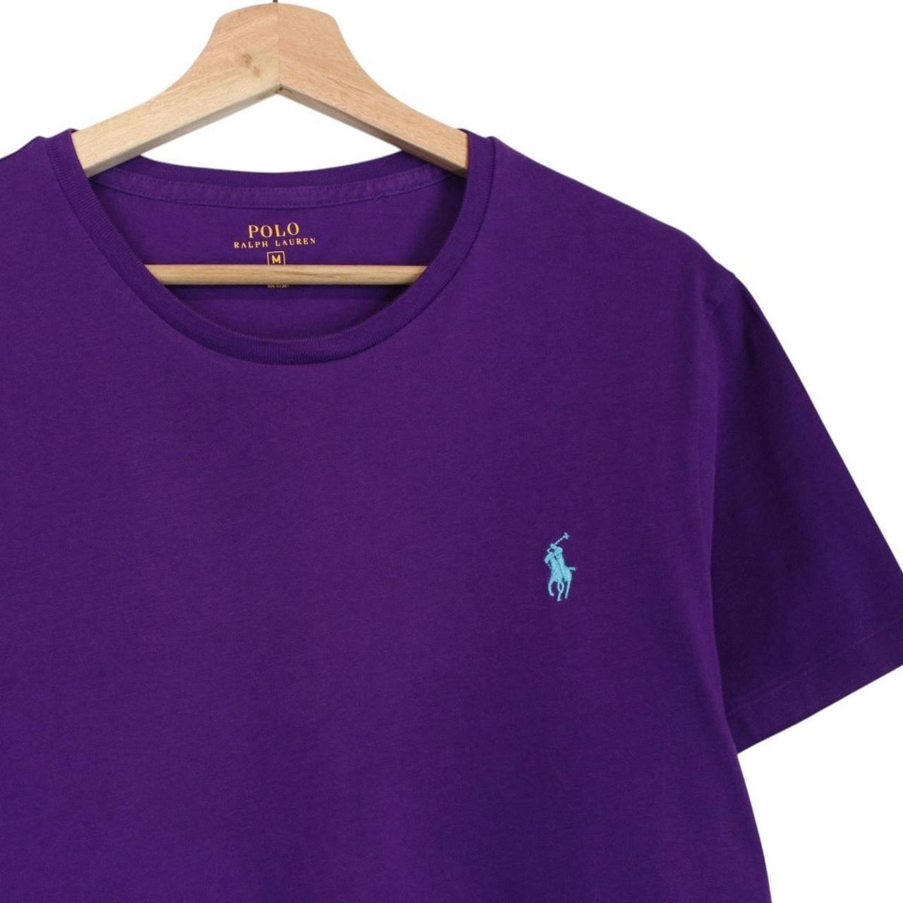 Polo Ralph Lauren Purple Short Sleeve Cotton T-Shirt