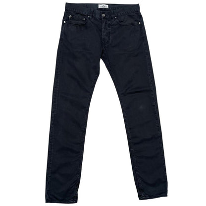 Stone Island AW 2016 Black Slim Fit Cotton Trousers